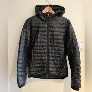 HBC (Hudson’s Bay Company) women’s black down puffer jacket